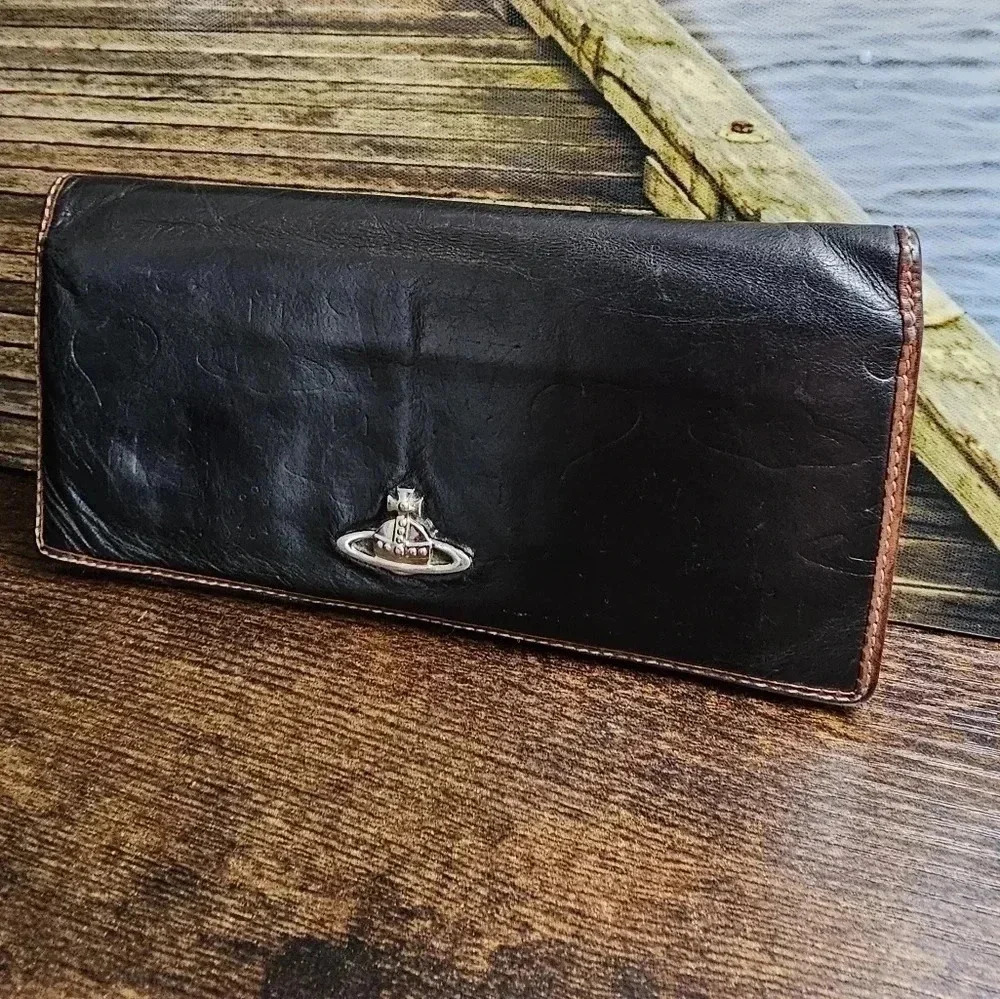 Vivienne Westwood Imprint Logo Long Wallet